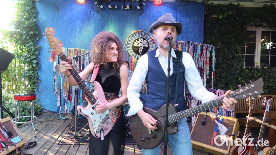 Das Geschwisterpaar Fabian und Ina Spang sind "Muddy What?" Bild: Helmut Kunz