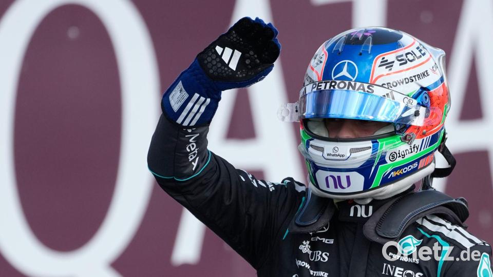 Kimi Antonelli startet in Silverstone von Rang eins. Bild: Darko Bandic/AP/dpa