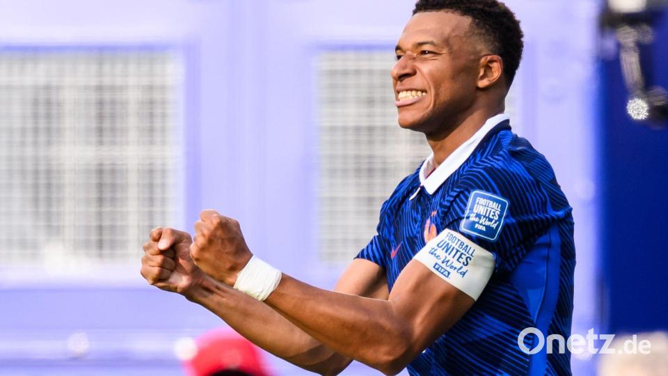 Frankreich mit Starspieler Kylian Mbappé ist einer der Favoriten. Bild: Tom Weller/dpa