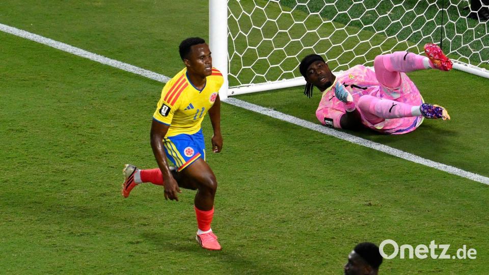 Arias traf in der ersten Halbzeit zum 1:0. Bild: Reed Hoffmann/AP/dpa