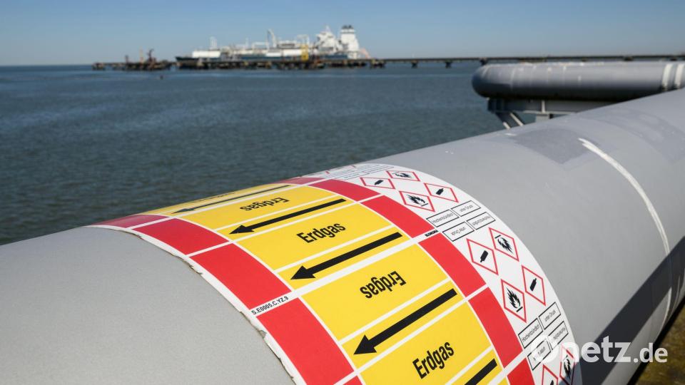 Das meiste Erdgas in Form von LNG kam zuletzt über die Terminals an der Nordseeküste. (Archivbild) Bild: Izabela Mittwollen/dpa