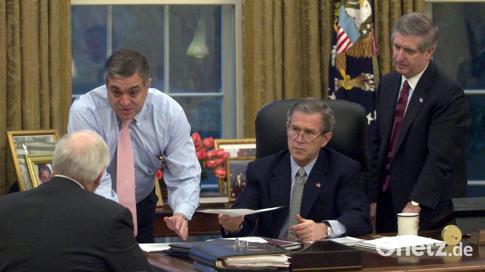 Bush im Oval Office (Archivbild). Bild: picture alliance / dpa