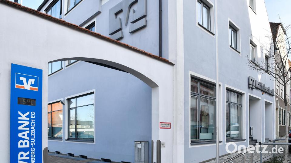 Die VR Bank Amberg-Sulzbach in der Neustadt in Sulzbach-Rosenberg. Das Kreditinstitut stellte Zahlen aus dem abgelaufenen Geschäftsjahr vor. Archivbild: Petra Hartl
