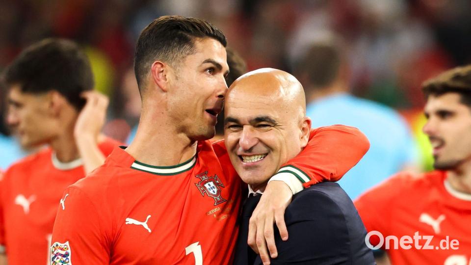 Für Trainer Roberto Martinez ist Ronaldo enorm wichtig. (Archivbild) Bild: Christian Charisius/dpa