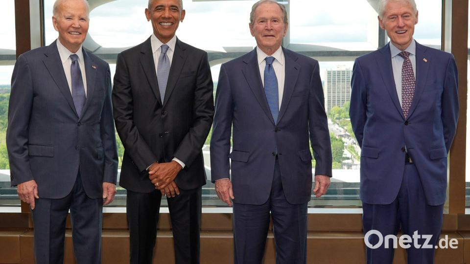 Die Zeit vor Trump - ehemalige US-Präsidenten (Archivbild). Bild: Pablo Martinez Monsivais/AP Pool/AP/dpa