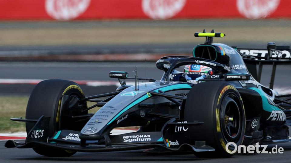 Kimi Antonelli erlebt einen schwarzen Sonntag. Bild: Morgan Harlow/AP/dpa