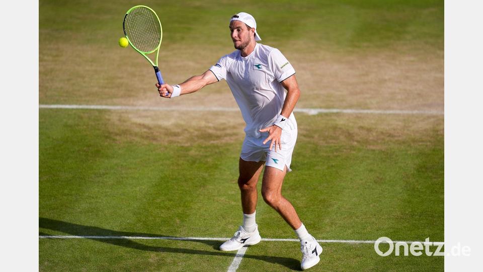 Jan-Lennard Struff spielte sein erstes Wimbledon-Achtelfinale. Bild: Andrew Matthews/PA Wire/dpa