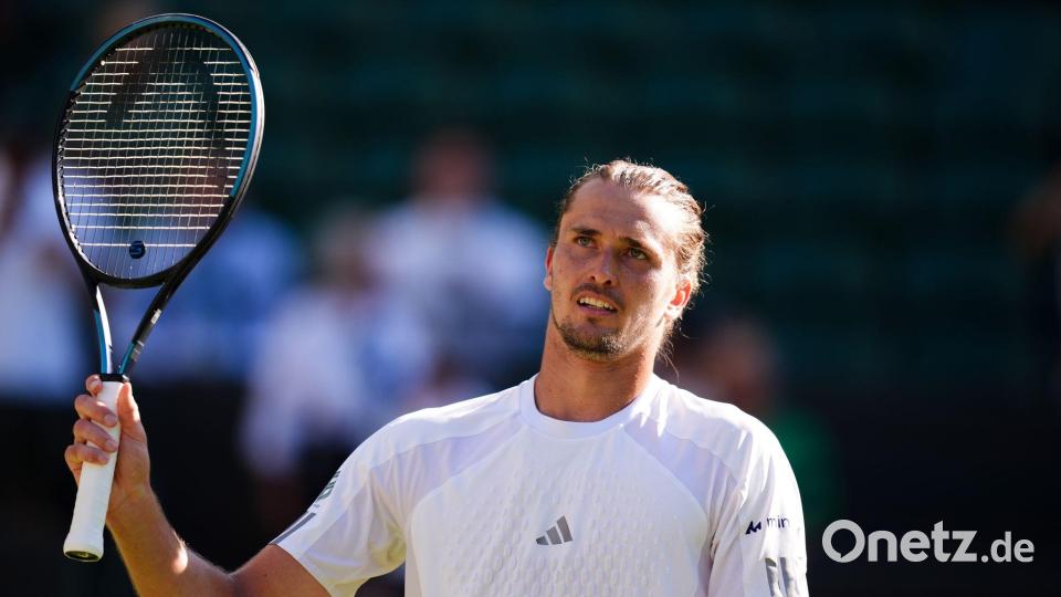 Alexander Zverev strebt am Montag sein erstes Viertelfinale in Wimbledon an. Bild: John Walton/PA Wire/dpa