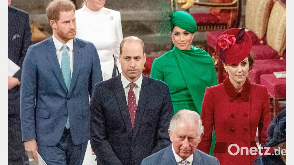 Harry und Meghan hatten sich vor Jahren von der Royal Family losgesagt. (Archivbild) Bild: Phil Harris/AP/dpa