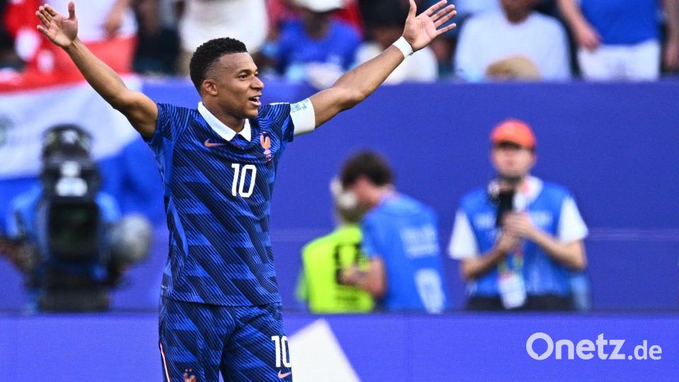 Am Ende der lachende Gewinner: Kylian Mbappé. Bild: Tom Weller/dpa