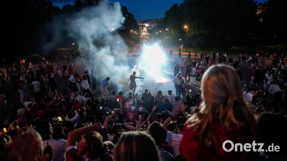 Das Land ist nach dem überraschenden Erfolg der Norweger bei der Fußball-WM im Ausnahmezustand. Bild: Javad Parsa/NTB Scanpix/dpa
