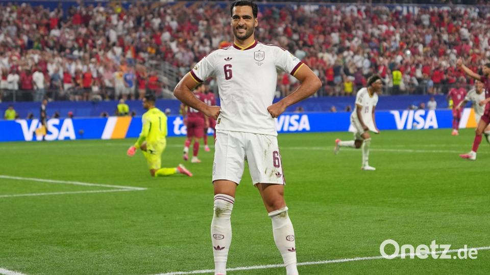 Siegtorschütze Mikel Merino. Bild: Julio Cortez/AP/dpa