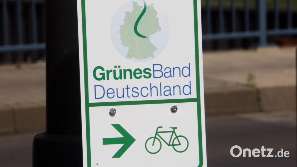 Am „Grünen Band“ gibt es auch Rad- und Wanderwege. (Symbolbild) Bild: Jens Büttner/dpa