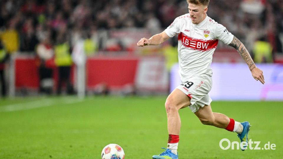Der Stuttgarter Finn Jeltsch gilt als kommender Nationalspieler. (Archivbild) Bild: Harry Langer/dpa