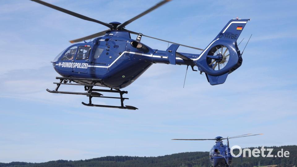 Die speziellen Strahlenmesssysteme können in die Hubschrauber der Bundespolizei eingebaut werden. Bild: Karl-Josef Hildenbrand/dpa