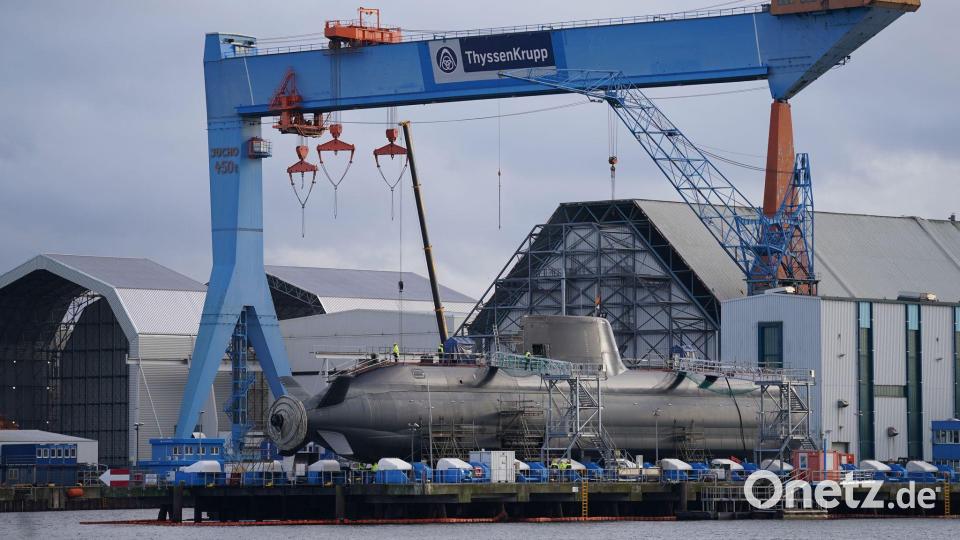 Der Bau der Boote in Kiel läuft bereits. (Archivbild) Bild: Marcus Brandt/dpa