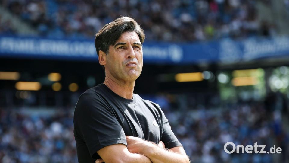 Der frühere Lille-Trainer Paulo Fonseca setzte Bouaddi schon mit 16 Jahren ein. (Archivbild) Bild: Christian Charisius/dpa