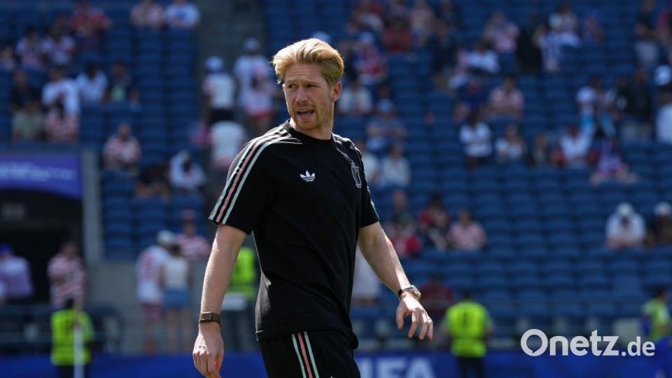 De Bruyne durfte im Achtelfinale nicht spielen. Bild: Abbie Parr/AP/dpa