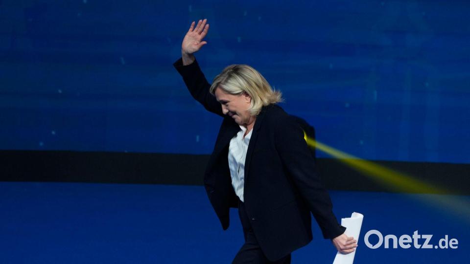 Marine Le Pen will Frankreichs nächste Präsidentin werden. (Archivbild) Bild: Paul White/AP/dpa