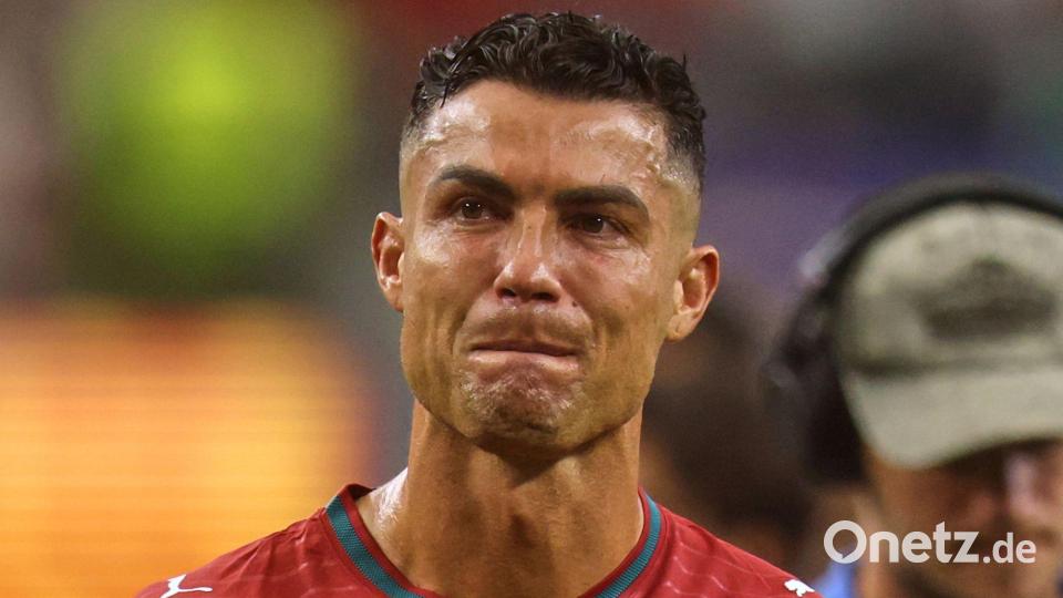 Cristiano Ronaldo erlebte einen tränenreichen WM-Abschied. Bild: Gareth Patterson/AP/dpa