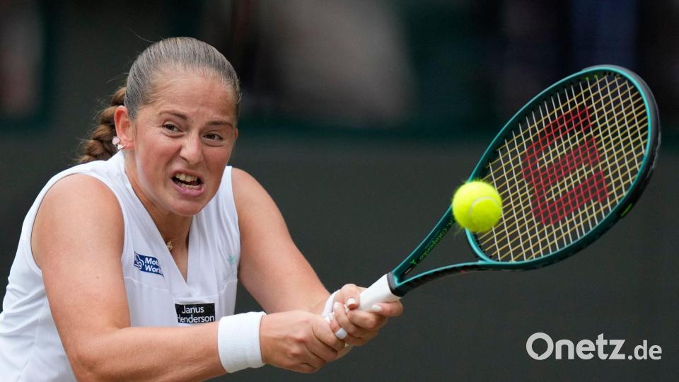 Jelena Ostapenko ist für ihr Temperament bekannt. Bild: Mosa'ab Elshamy/AP/dpa