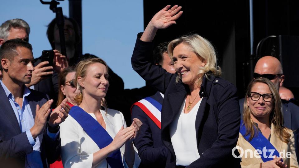 Marine Le Pen will Frankreichs nächste Präsidentin werden. (Archivbild) Bild: Michel Euler/AP/dpa