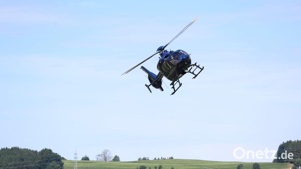 Aus der Luft messen Experten die Radioaktivität am Boden. Nun wird für den Ernstfall in Schwaben geprobt. Bild: Karl-Josef Hildenbrand/dpa