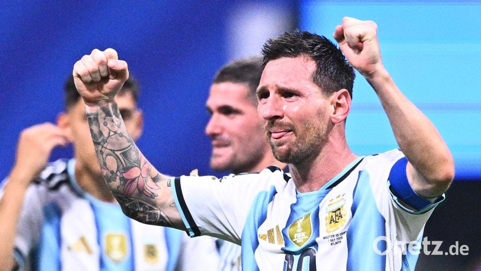 Lionel Messi ist der größte Star dieses Turniers. Bild: Tom Weller/dpa