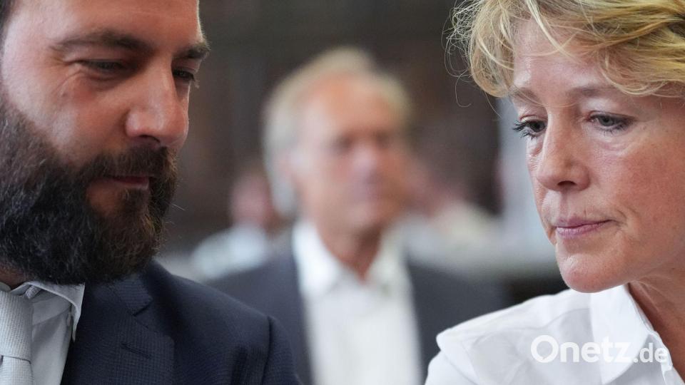 Es ist bereits der 62. Verhandlungstag im Prozess gegen Christina Block. Bild: Marcus Brandt/Pool dpa/dpa