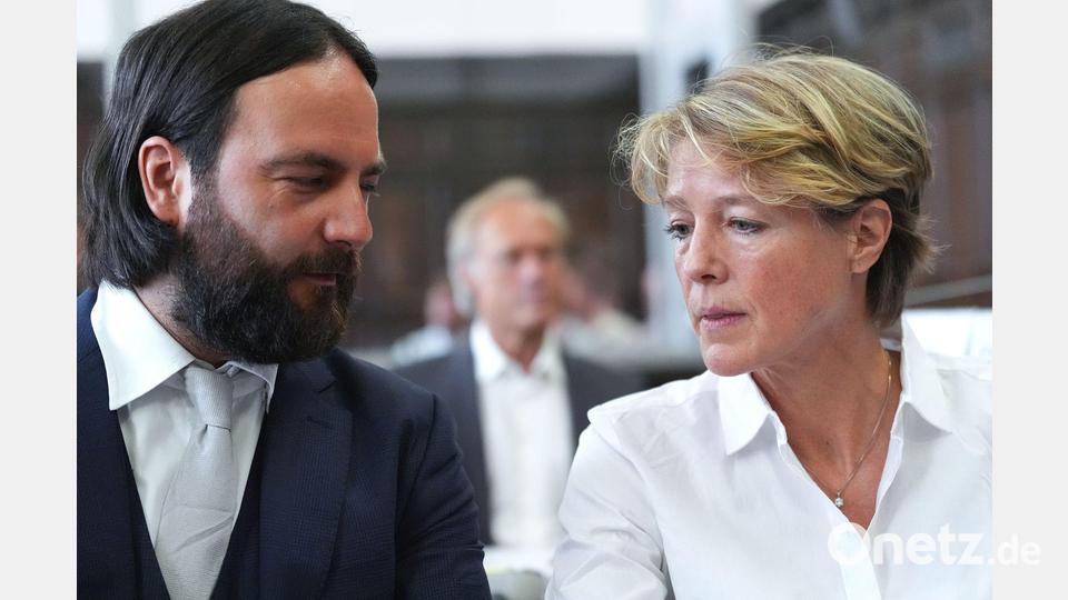 Christina Block soll den Auftrag zur Entführung gegeben haben. Bild: Marcus Brandt/Pool dpa/dpa