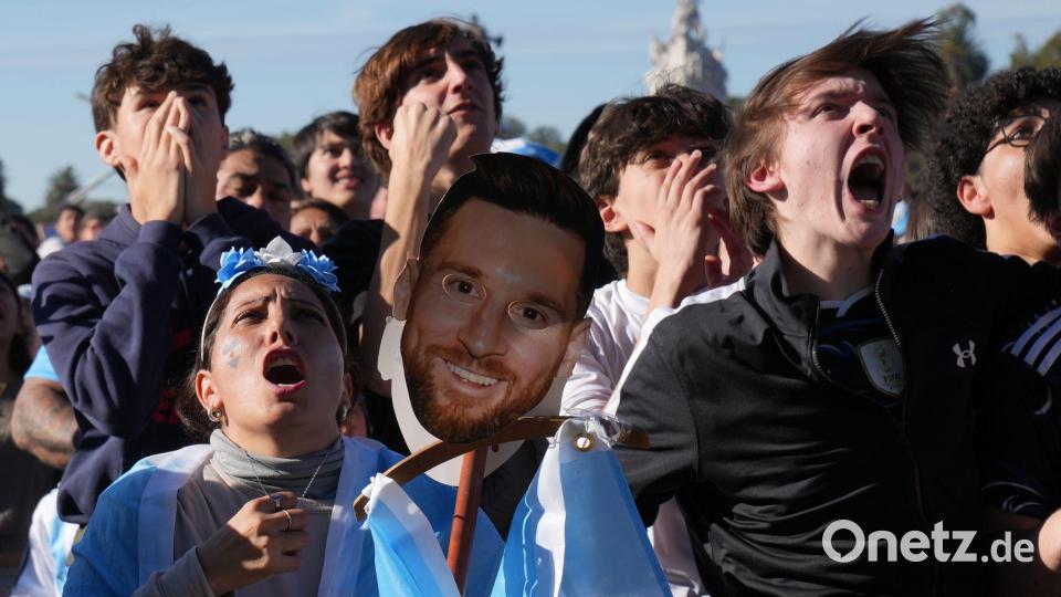 Die Messi-Verehrung ist in Argentinien mittlerweile grenzenlos. Bild: Rodrigo Abd/AP/dpa