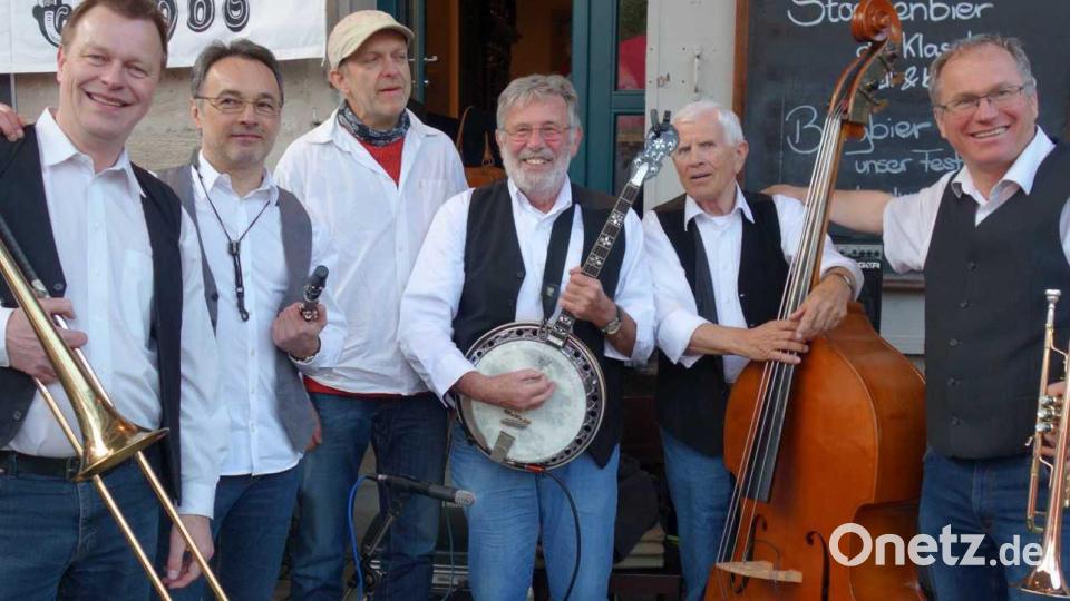Die „Gonzos Dixie Combo“ bringt Dixieland-Jazz nach Auerbach. Bild: Gonzos Dixie Combo