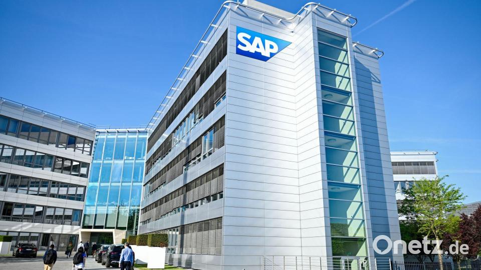 Der deutsche Konzern SAP ist vor allem für seine Software zur Unternehmenssteuerung (ERP) bekannt. (Archivbild) Bild: Uwe Anspach/dpa