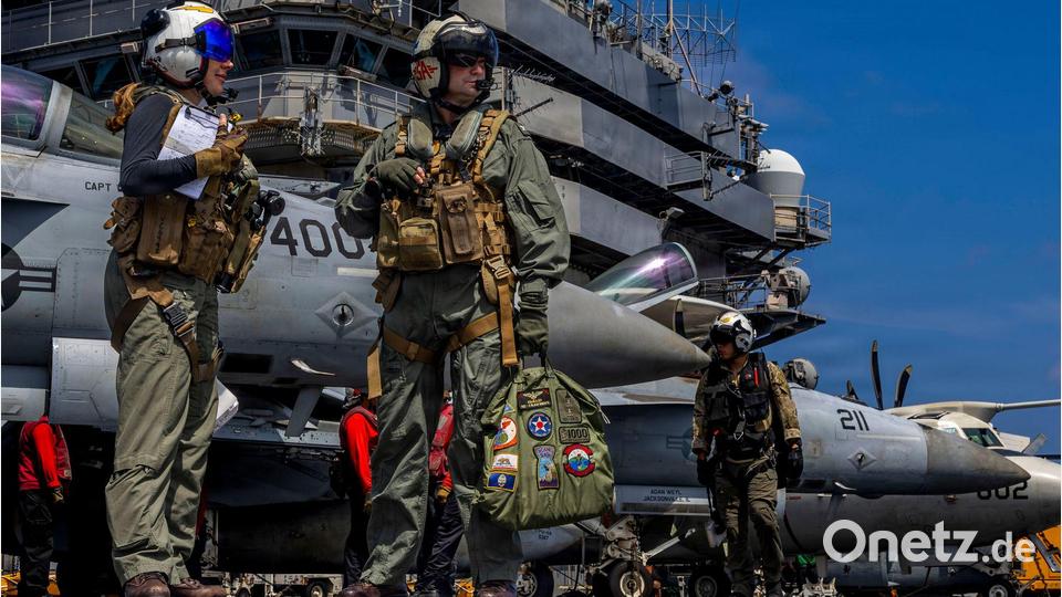 Das US-Militär hat die zweite Nacht in Folge Ziele im Iran angegriffen. (Archivbild) Bild: Seaman Daniel Kimmelman/US Navy/AP/dpa