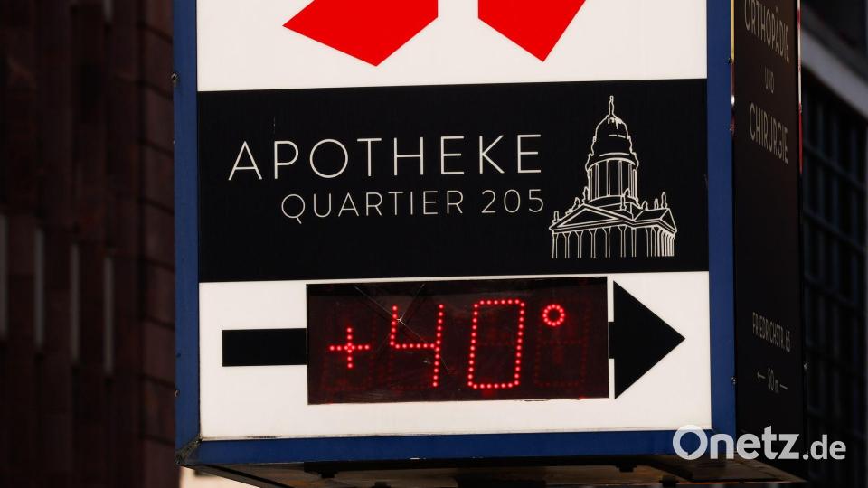 In der letzten Juniwoche stiegen die Temperaturen in Deutschland stark an (Archivbild). Bild: Carsten Koall/dpa