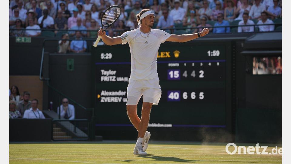 Möchte auch am Freitag jubeln: Alexander Zverev. Bild: Kin Cheung/AP/dpa