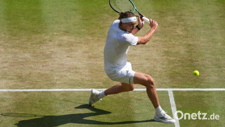 Alexander Zverev spielt auch auf Rasen stark. Bild: Kirsty Wigglesworth/AP/dpa