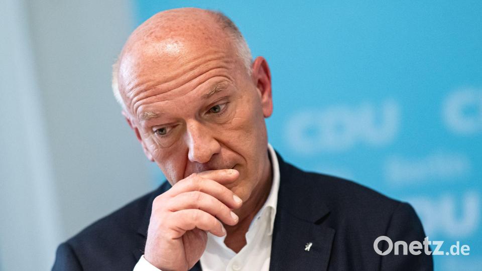 Berlins Regierender Bürgermeister Kai Wegner (CDU) will bis zur Bildung einer neuen Regierung im Amt bleiben. Bild: Fabian Sommer/dpa
