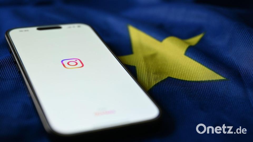 Die EU sagt: Instagram muss das Mindestalter von 13 Jahren strenger kontrollieren. (Symbolbild) Bild: Markus Lenhardt/dpa