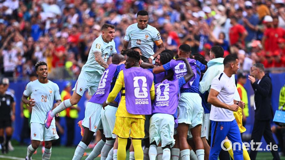 Die Franzosen stehen zum dritten Mal in Serie in einem WM-Halbfinale. Bild: Tom Weller/dpa