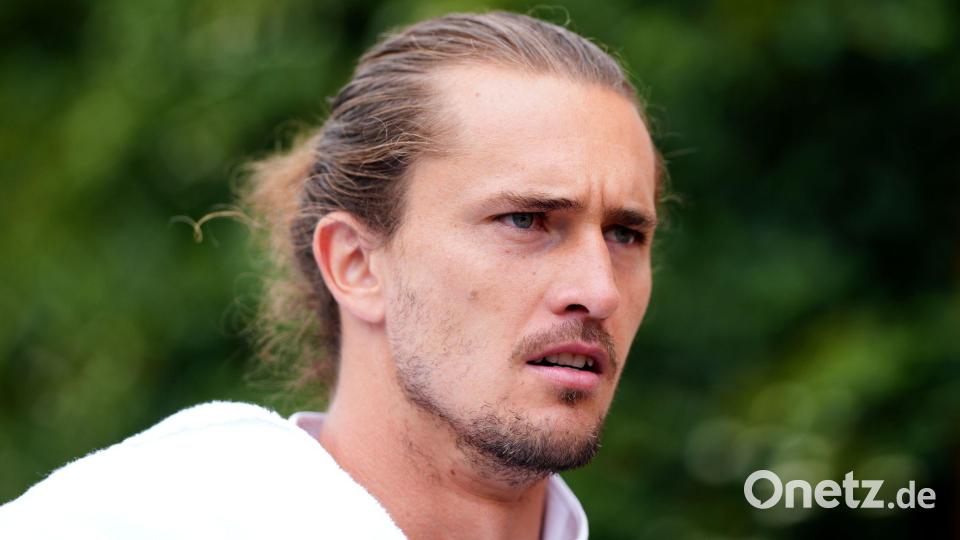 Alexander Zverev spielt um den Einzug ins Wimbledon-Endspiel. Bild: John Walton/PA Wire/dpa