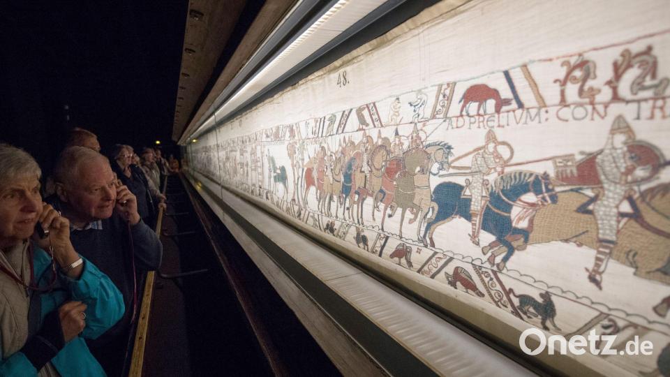 Über Monate können Kunstbegeisterte den Teppich in London bestaunen. (Archivbild) Bild: Loic Venance/AFP/dpa