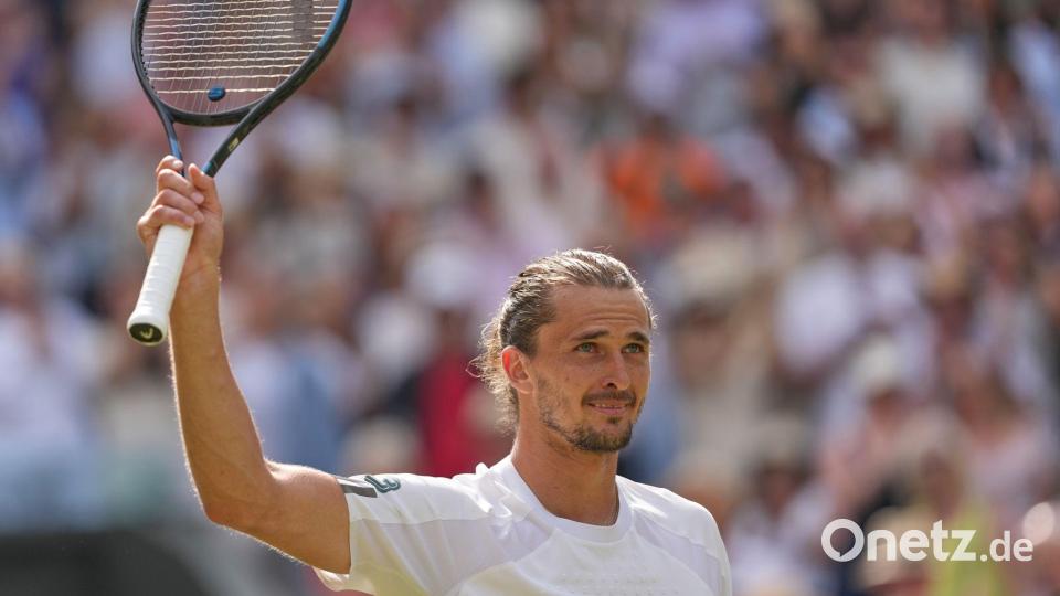Alexander Zverev fehlt noch ein Sieg zum Wimbledon-Triumph. Bild: Kirsty Wigglesworth/AP/dpa