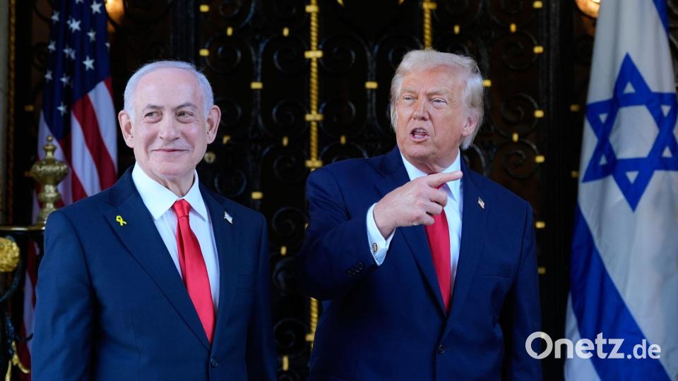 Laut Berichten hat Israel Trump vor einem iranischem Mordkomplott gewarnt. (Archivbild) Bild: Alex Brandon/AP/dpa