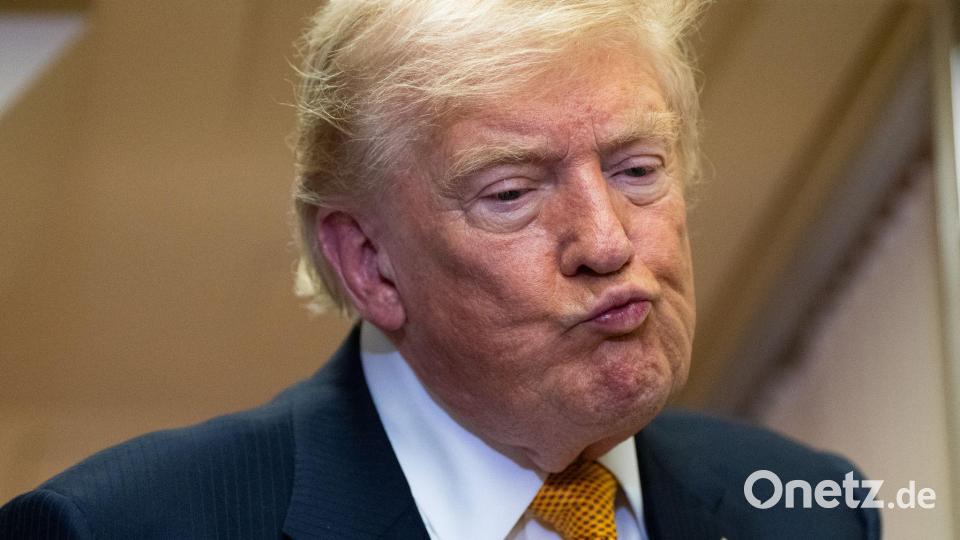 Trump hat die Weiterführung von Gesprächen mit dem Iran angekündigt. Bild: Alex Brandon/AP photo/dpa