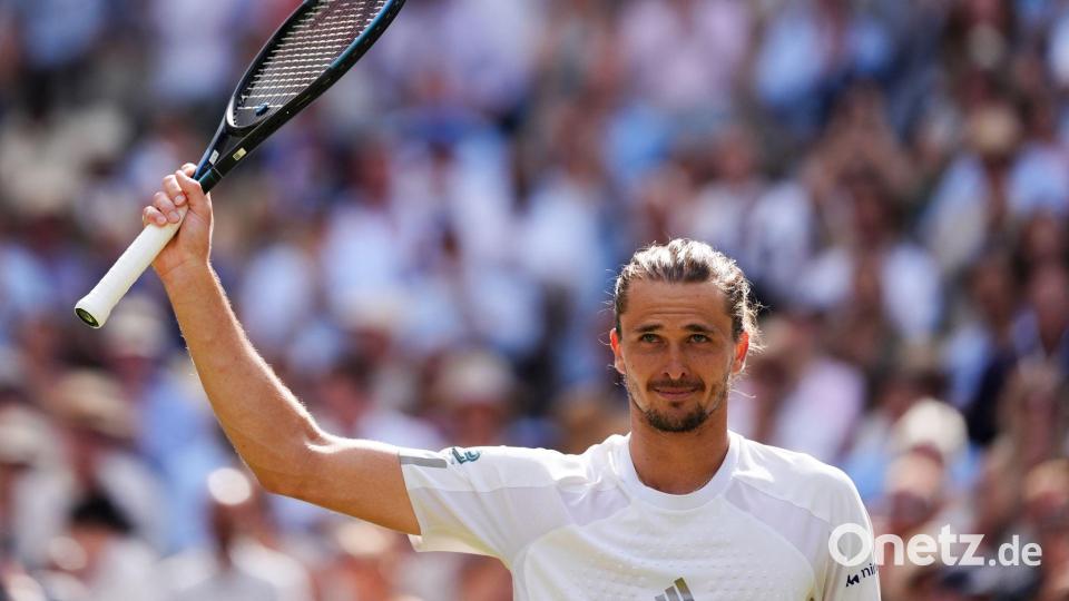 Am Sonntag kann er deutsche Tennis-Geschichte schreiben: Alexander Zverev. Bild: Adam Davy/PA Wire/dpa