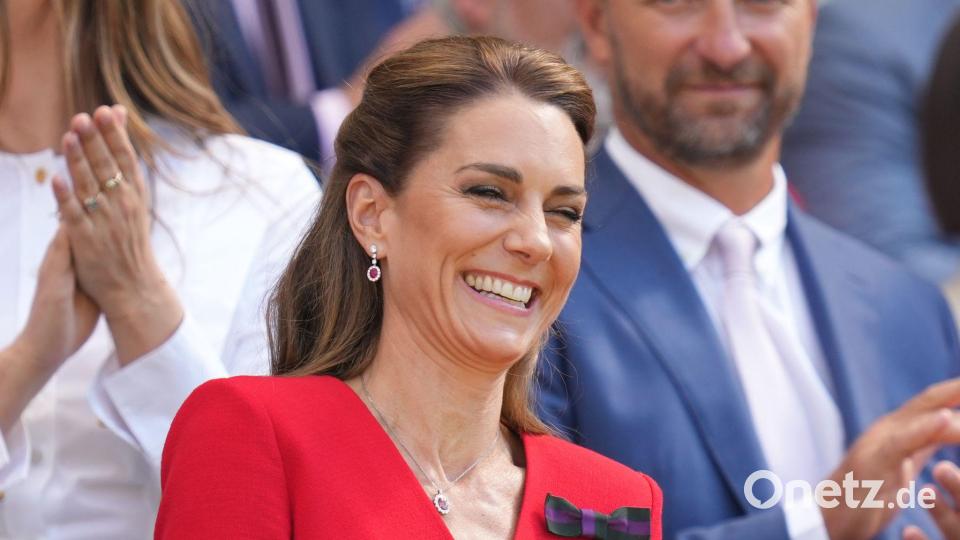 Prinzessin Kate schaute sich das Frauen-Finale an. Bild: Kirsty Wigglesworth/AP/dpa