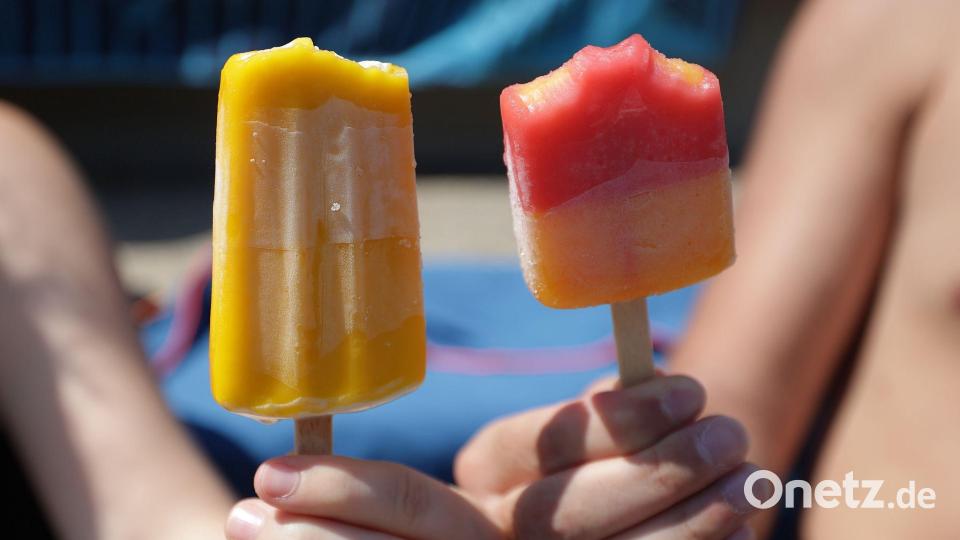 Eis im Freibad: Vorschicht, schmilzt! (Archivbild) Bild: David Young/dpa