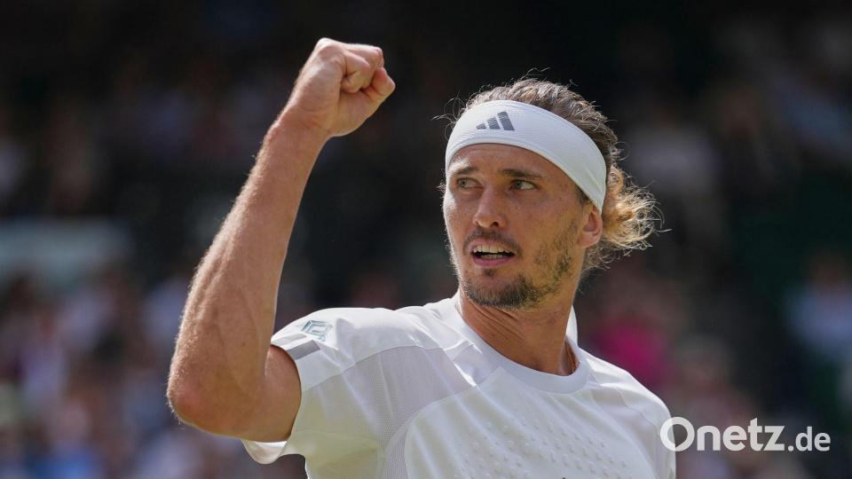 Alexander Zverev schaltet sein Handy bei Grand-Slam-Turnieren aus. Bild: Kirsty Wigglesworth/AP/dpa