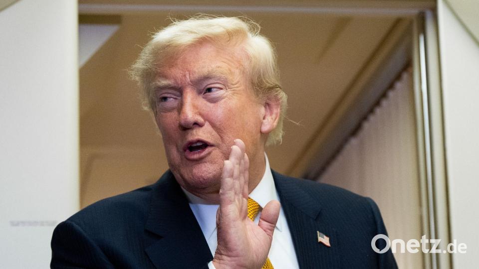 Findet Harry Kane großartig: US-Präsident Donald Trump. Bild: Alex Brandon/AP photo/dpa